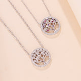 Collier Arbre de Vie Argent 925 avec Zircon - Biloria