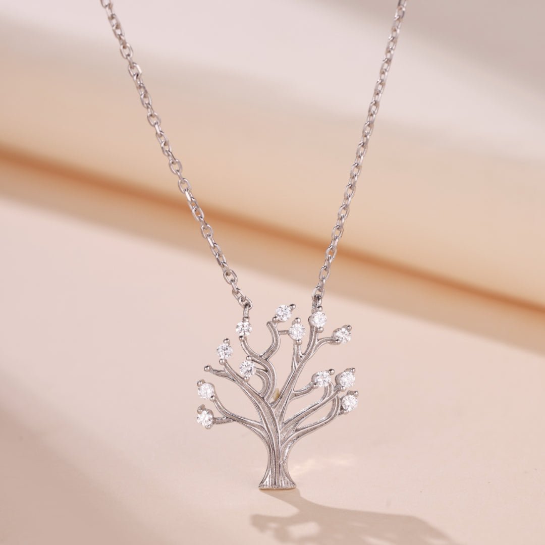 Collier Arbre de Vie Argent 925 avec Zircon - Bijou Harmonie - Biloria