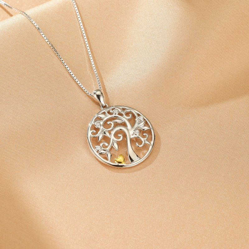 Collier Arbre de Vie Argent 925 – Symbole de Croissance et d'Affection - Biloria