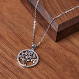 Collier Arbre de Vie Argent 925 Zircons - Biloria