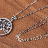 Collier Arbre de Vie Argent 925 Zircons - Biloria