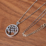 Collier Arbre de Vie Argent 925 Zircons - Biloria