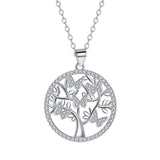 Collier Arbre de Vie Essence Ailée avec Zircons - Biloria