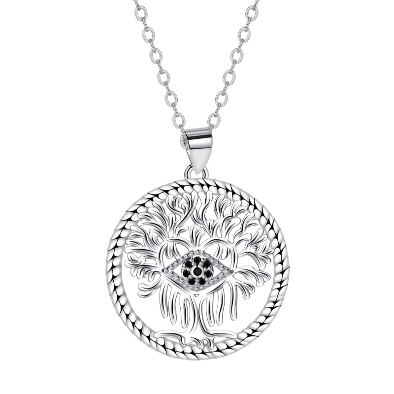 Collier Arbre de Vie et Mauvais Œil – Protection Quotidienne - Biloria