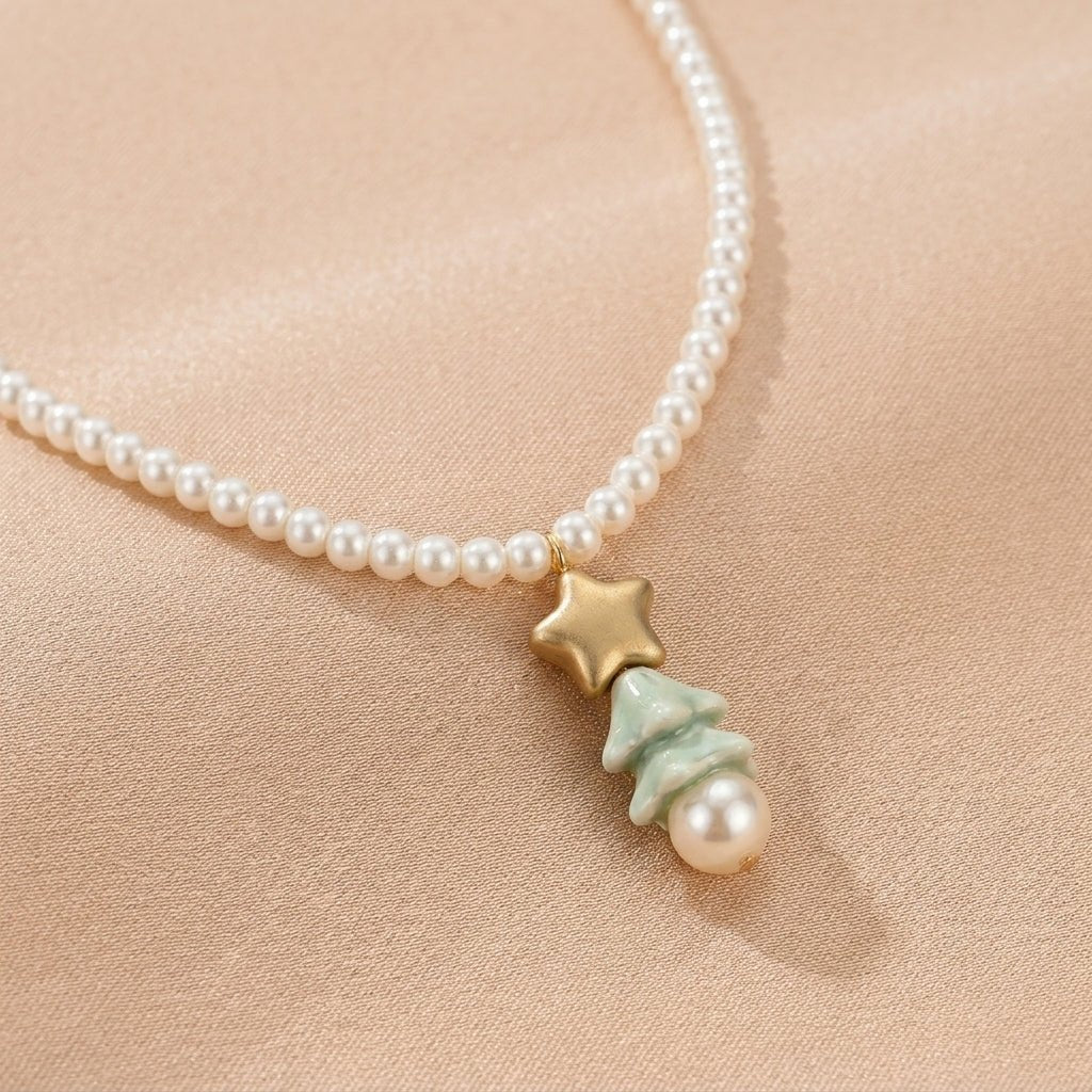Collier Arbre de Vie Perles 5 et 10 mm pour Enfant et Maman - Biloria