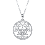 Collier Arbre de Vie Zircon Acier Inoxydable – Harmonie et Protection - Biloria