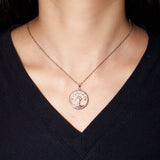 Collier Arbre de Vie – Zircon Étincelant - Biloria