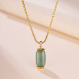 Collier Aventurine ou Œil de Tigre – Sérénité et Protection - Biloria