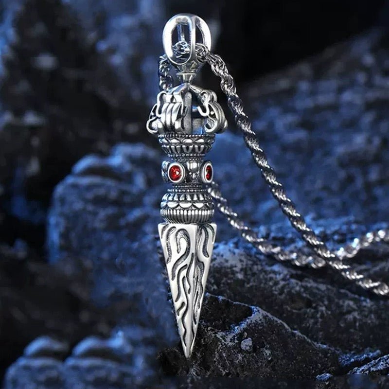 Collier Balise du Brave en Argent S925 pour Homme - Biloria