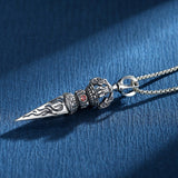 Collier Balise du Brave en Argent S925 pour Homme - Biloria