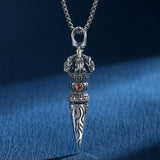 Collier Balise du Brave en Argent S925 pour Homme - Biloria