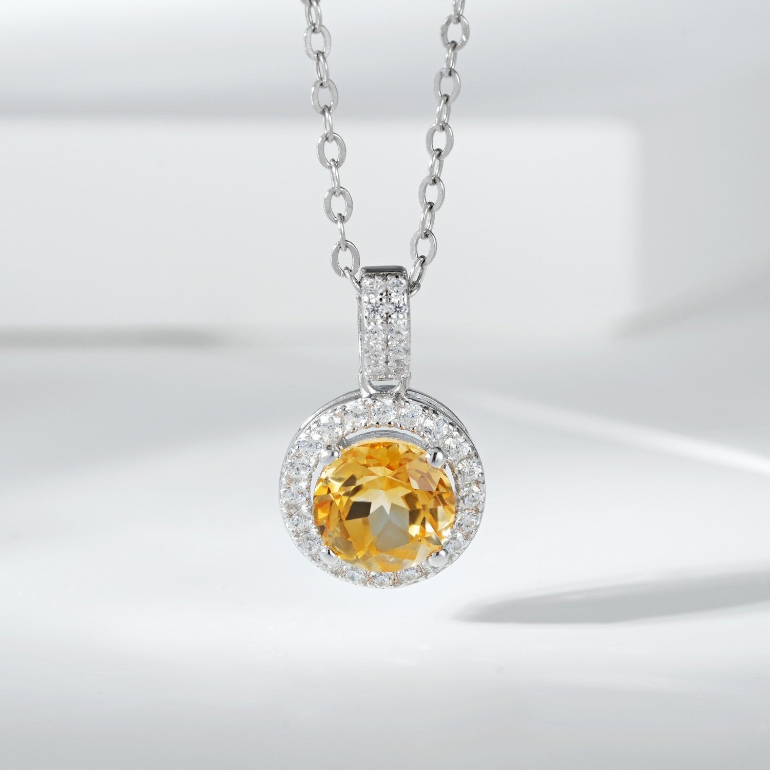 Collier Citrine Argent 925 – Stimulez votre créativité - Biloria