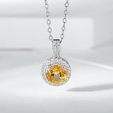 Collier Citrine Argent 925 – Stimulez votre créativité - Biloria