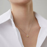 Collier Citrine Argent 925 – Stimulez votre créativité - Biloria