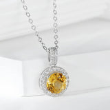 Collier Citrine Argent 925 – Stimulez votre créativité - Biloria