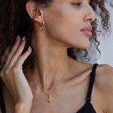 Collier Citrine Plaqué Or – Bijou Élégant pour Cadeau - Biloria