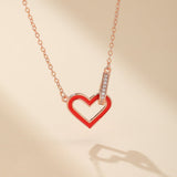 Collier Cœur Infini Argent 925 – Bijou Amour Éternel - Biloria