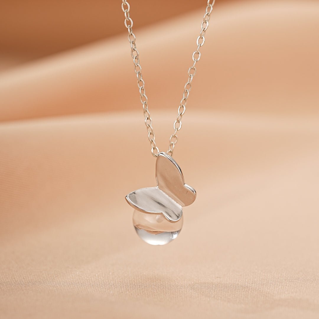Collier Cristal de Roche Argent 925 – Clarté & Pureté - Biloria