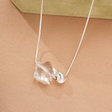 Collier Cristal de Roche Argent 925 – Purification et Clarté - Biloria