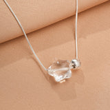 Collier Cristal de Roche Argent 925 – Purification et Clarté - Biloria