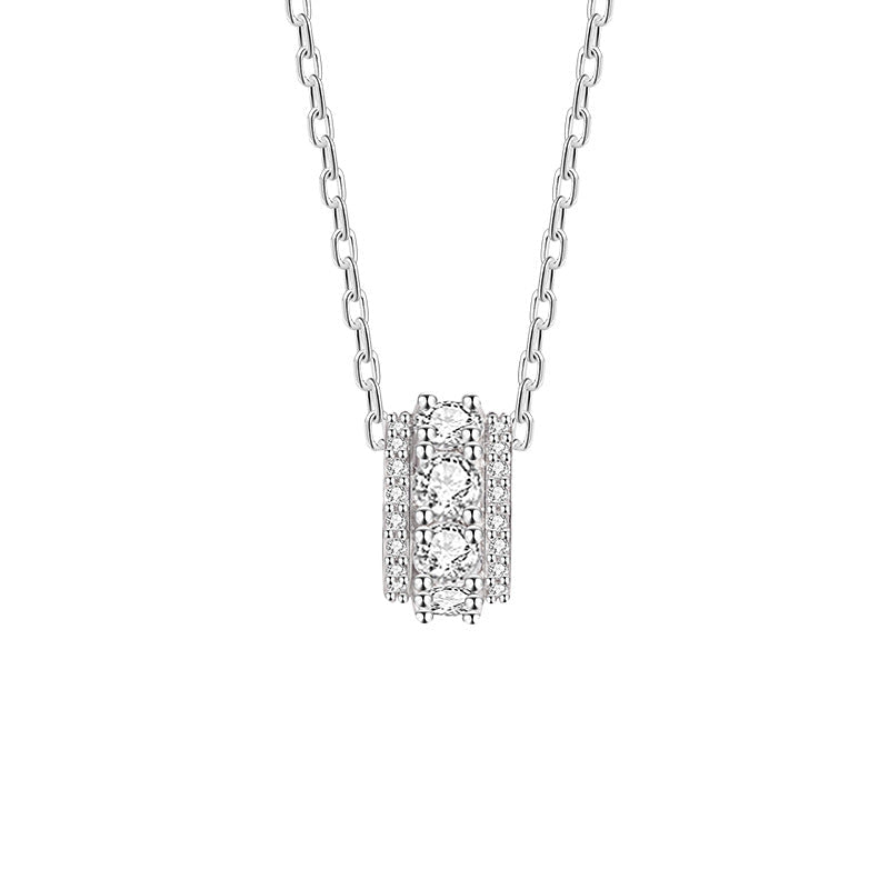 Collier Cristal de Roche Argent S925 Pendentif Éclat Pur - Biloria