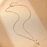 Collier Cristal de Roche Cœur Argent 925 Pendentif Purification - Biloria