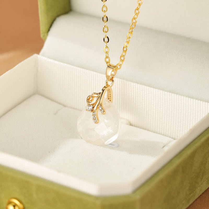 Collier Cristal de Roche – Éclat et Sérénité - Biloria
