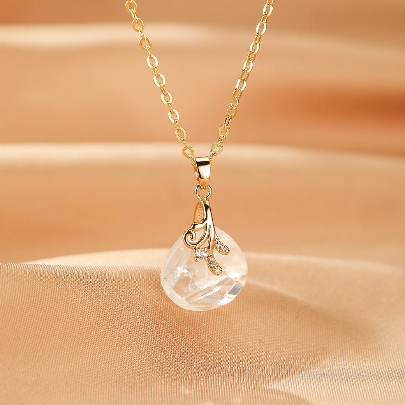 Collier Cristal de Roche – Éclat et Sérénité - Biloria