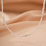 Collier Cristal de Roche et Argent 925 - Bijou Lumière - Biloria