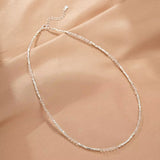 Collier Cristal de Roche et Argent 925 - Bijou Lumière - Biloria
