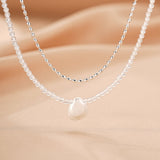 Collier Cristal de Roche Goutte Argent 925 - Biloria