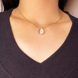 Collier Cristal de Roche Goutte Argent 925 – Bijou Lumière Pure - Biloria
