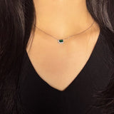 Collier Émeraude Argent 925 – Bijou Harmonie et Renouveau - Biloria