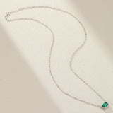 Collier Émeraude Argent 925 – Bijou Harmonie et Renouveau - Biloria