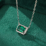 Collier Émeraude Argent 925 – Bijou Harmonie et Renouveau - Biloria