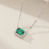 Collier Émeraude Argent 925 – Bijou Harmonie et Renouveau - Biloria
