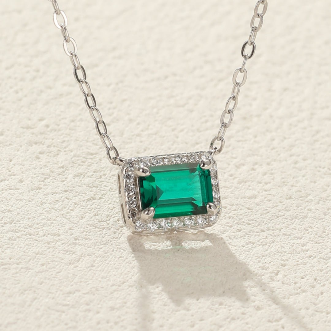Collier Émeraude Argent 925 – Bijou Harmonie et Renouveau - Biloria