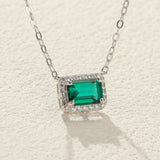 Collier Émeraude Argent 925 – Bijou Harmonie et Renouveau - Biloria