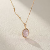Collier en Labradorite et Améthyste pour la Sérénité - Biloria