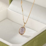 Collier en Labradorite et Améthyste pour la Sérénité - Biloria