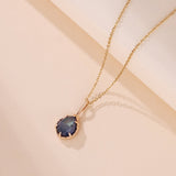Collier en Labradorite et Lapis Lazuli pour la Méditation - Biloria