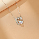 Collier en Pierre de Lune Argent 925 - Bijou Céleste Intuition - Biloria