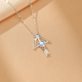 Collier en Pierre de Lune Argent 925 - Bijou Céleste Intuition - Biloria