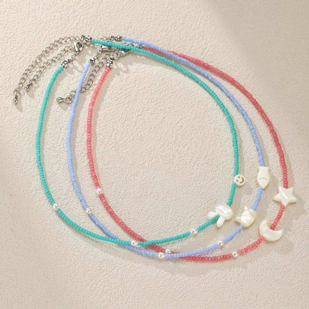 Collier Enfant Nacre et Perle - Mini Charms Doux et Magiques - Biloria