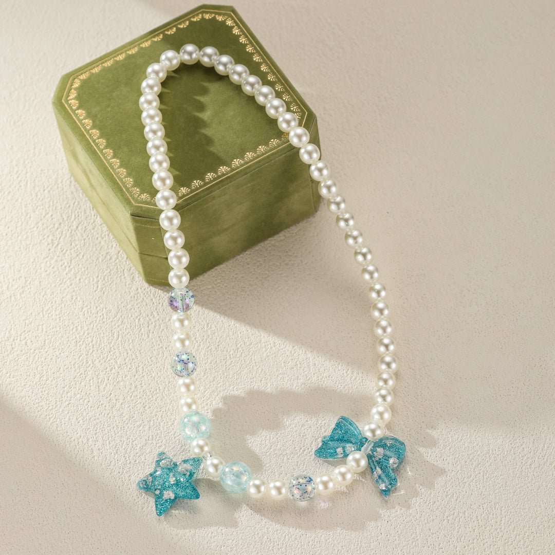 Collier et Bracelet Enfant Étoile Pailletée - Biloria