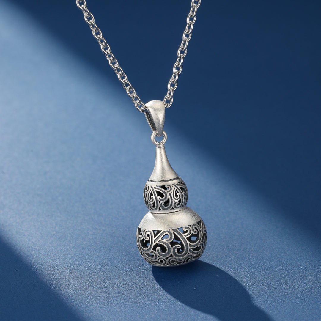 Collier Gourde Ouvrable Argent 925 – Protection et Prospérité - Biloria
