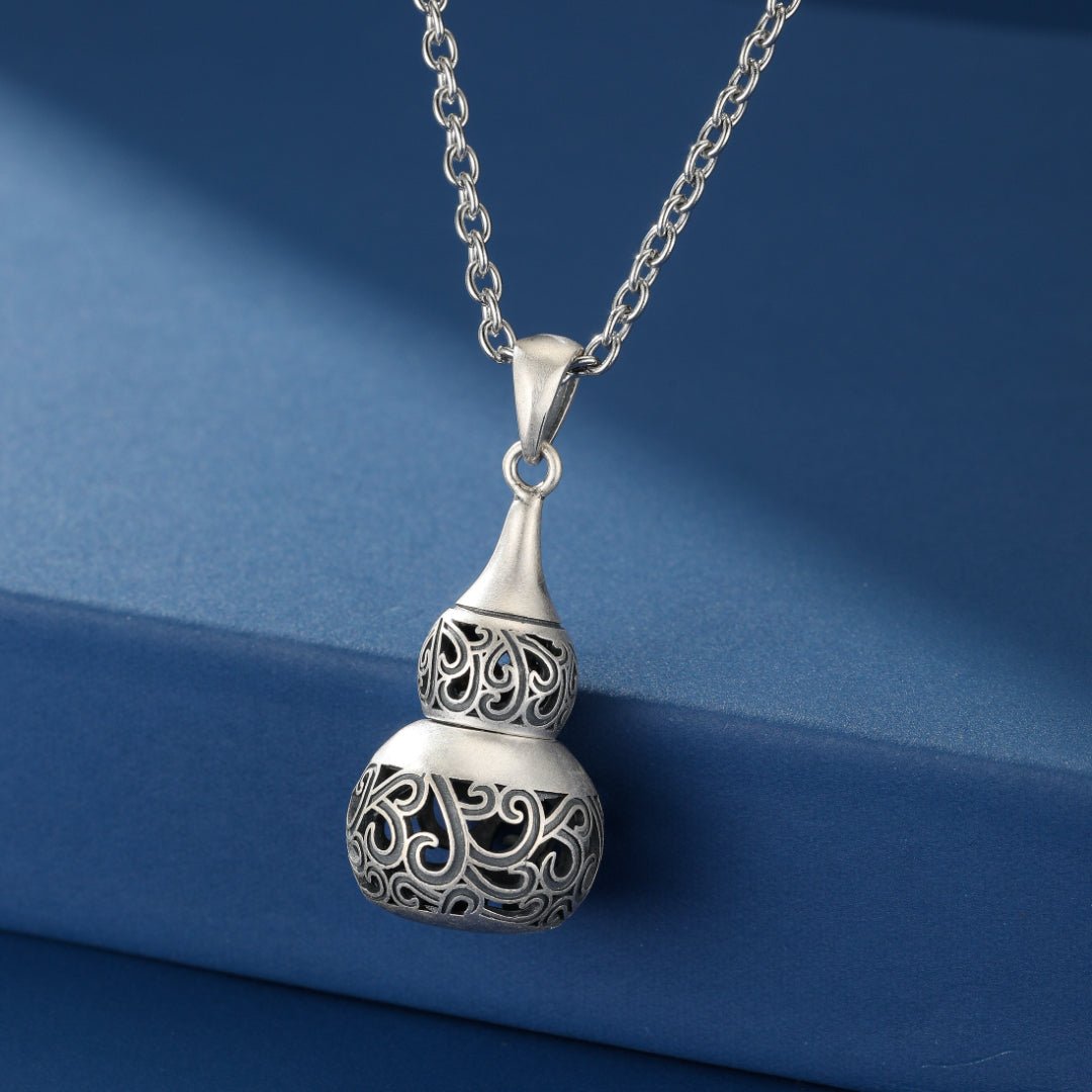 Collier Gourde Ouvrable Argent 925 – Protection et Prospérité - Biloria