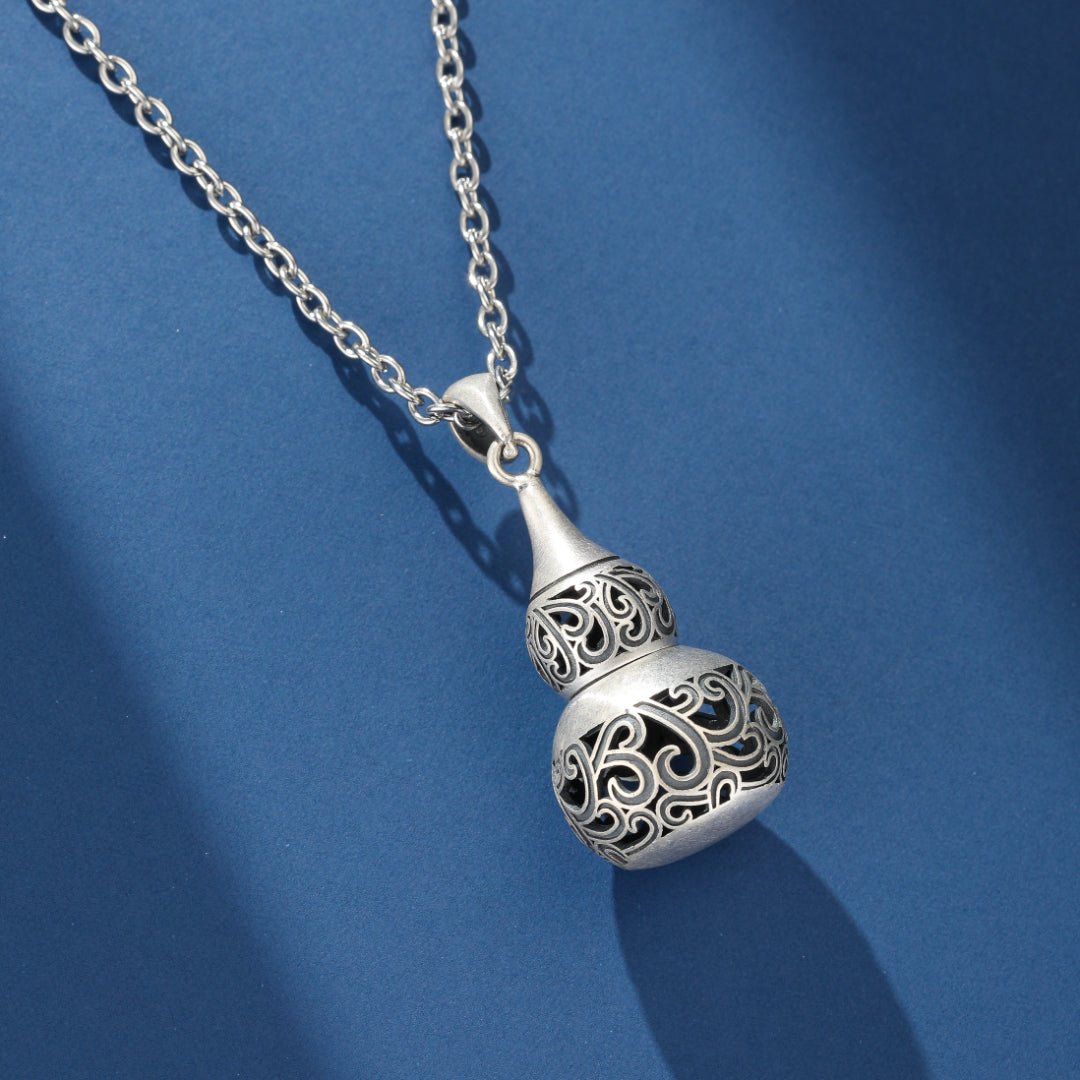 Collier Gourde Ouvrable Argent 925 – Protection et Prospérité - Biloria