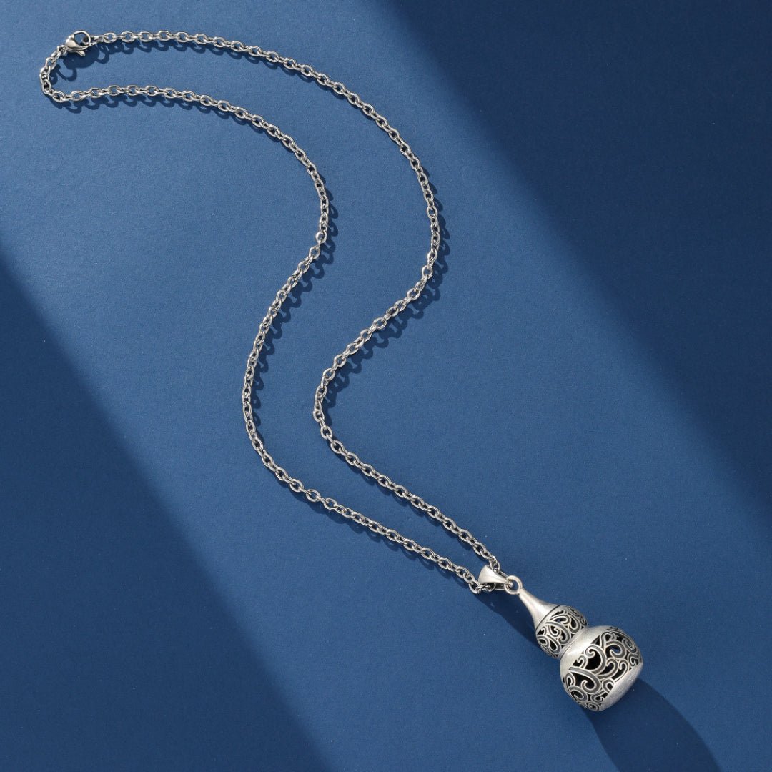 Collier Gourde Ouvrable Argent 925 – Protection et Prospérité - Biloria