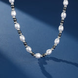 Collier Homme Hématite Perle Bijou Équilibré - Biloria